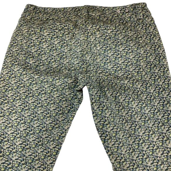 CAbi Jeans Pants Women Size 6 Multicolor Cotton Mid Rise Skinny Leg Flat Front - Picture 6 of 11